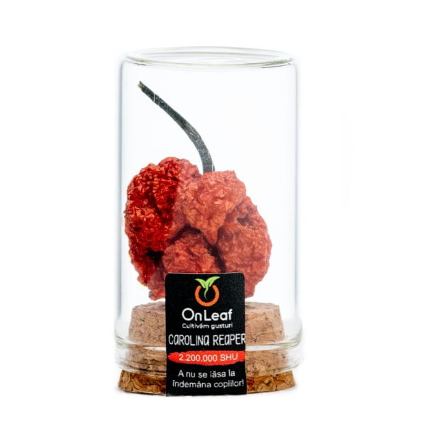 Ardei iute deshidratat Carolina Reaper 2.200.000 SHU